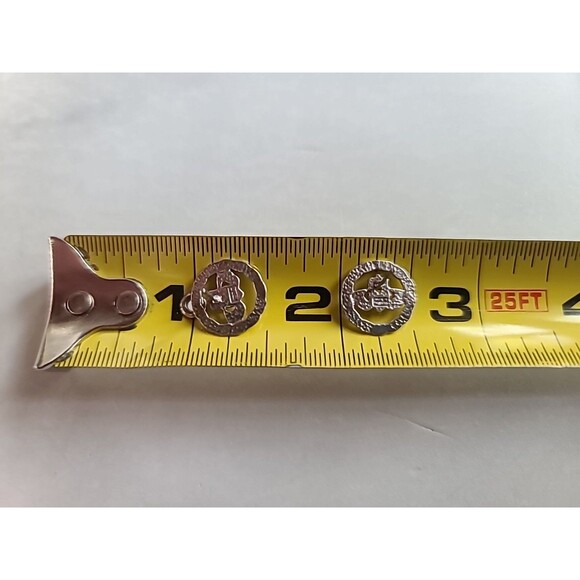 925 Sterling Silver Claddagh Stud Earrings Vintage Made In Ireland, READ - Picture 9 of 10